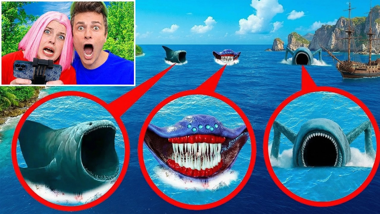 Мой дрон поймал EL GRAN MAJA, SEA EATER и BLOOP в Реальной жизни!