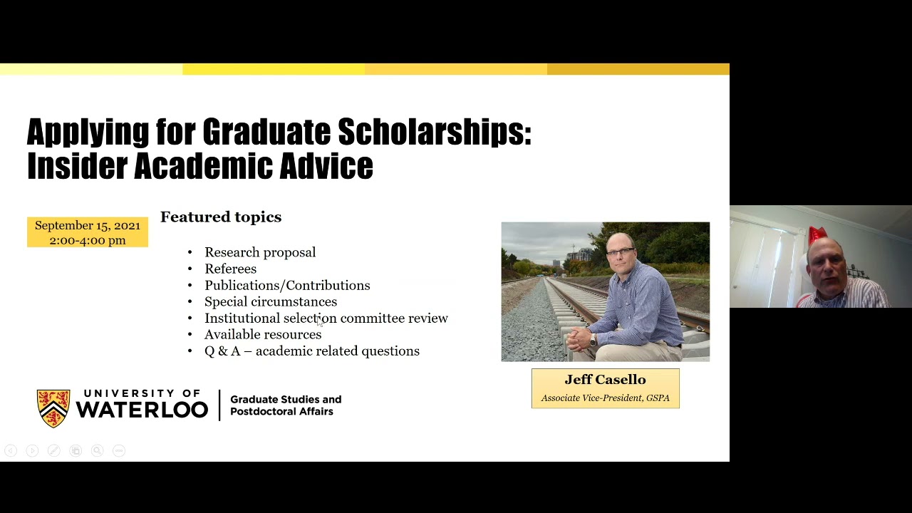 Applying for Graduate Scholarships: Insider Academic Advice