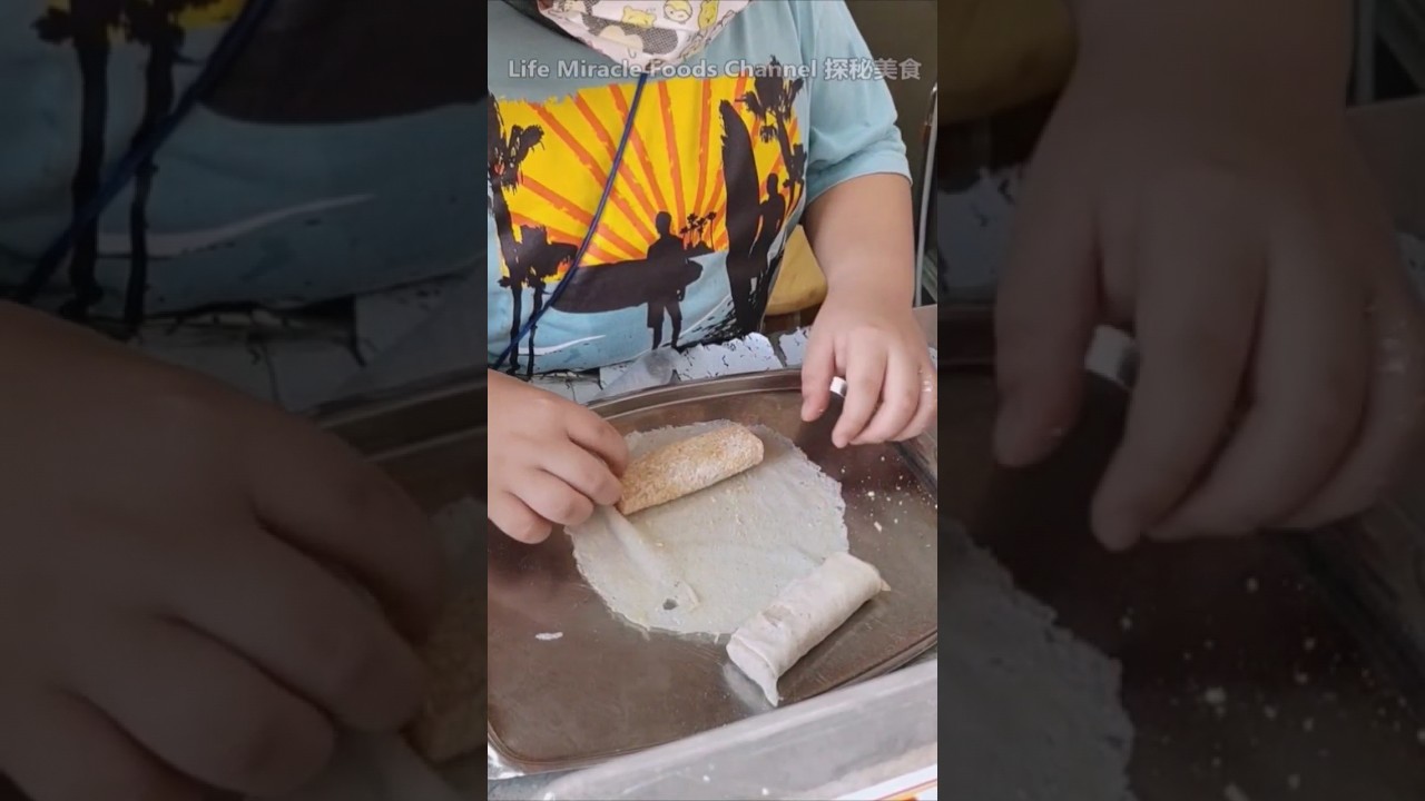 贡糖薄饼槟城吉灵万山巴刹市集 Peanut Candy with Poh Piah Skin Penang Chowrasta Market Street Food