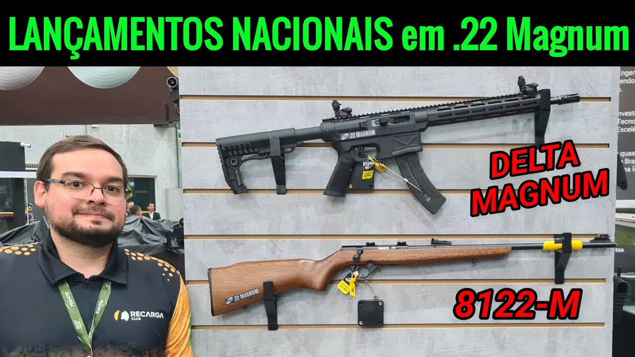 NOVO CBC 8122-M e DELTA MAGNUM em .22 Magnum (permitido)