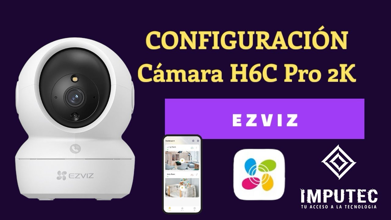 Cómo configurar Cámara EZVIZ H6C PRO 2k 🚨 APP EZVIZ - TODAS LAS FUNCIONES ✅