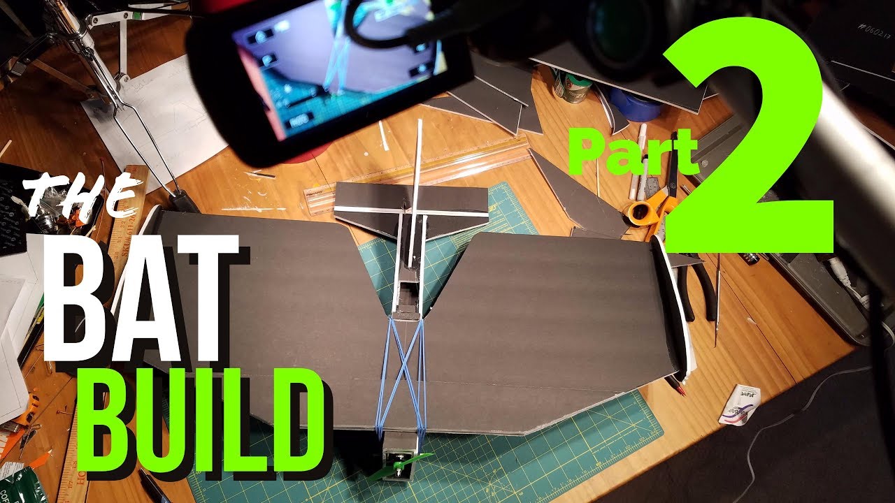 BUILDING The BAT - PART 2 - Major Assembly and Servos (Backyard Airplane Trainer)