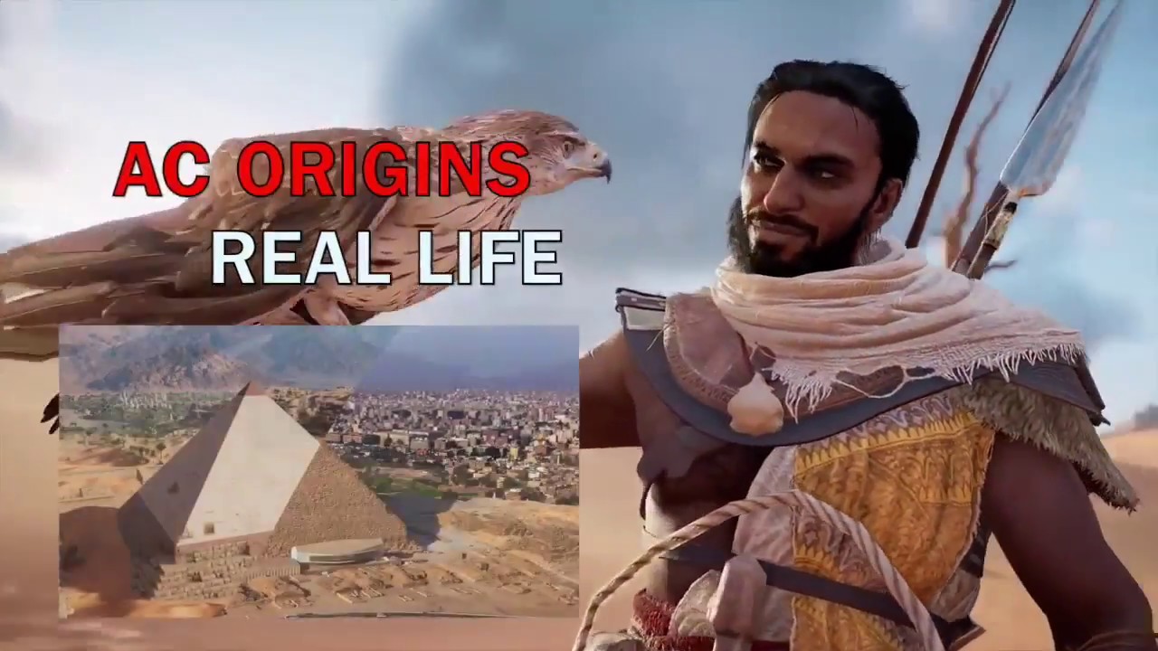 COMPARISON EGYPT REAL LIFE AND AC ORIGINS || COMPARACIÓN EGIPTO VIDA REAL Y AC ORIGINS