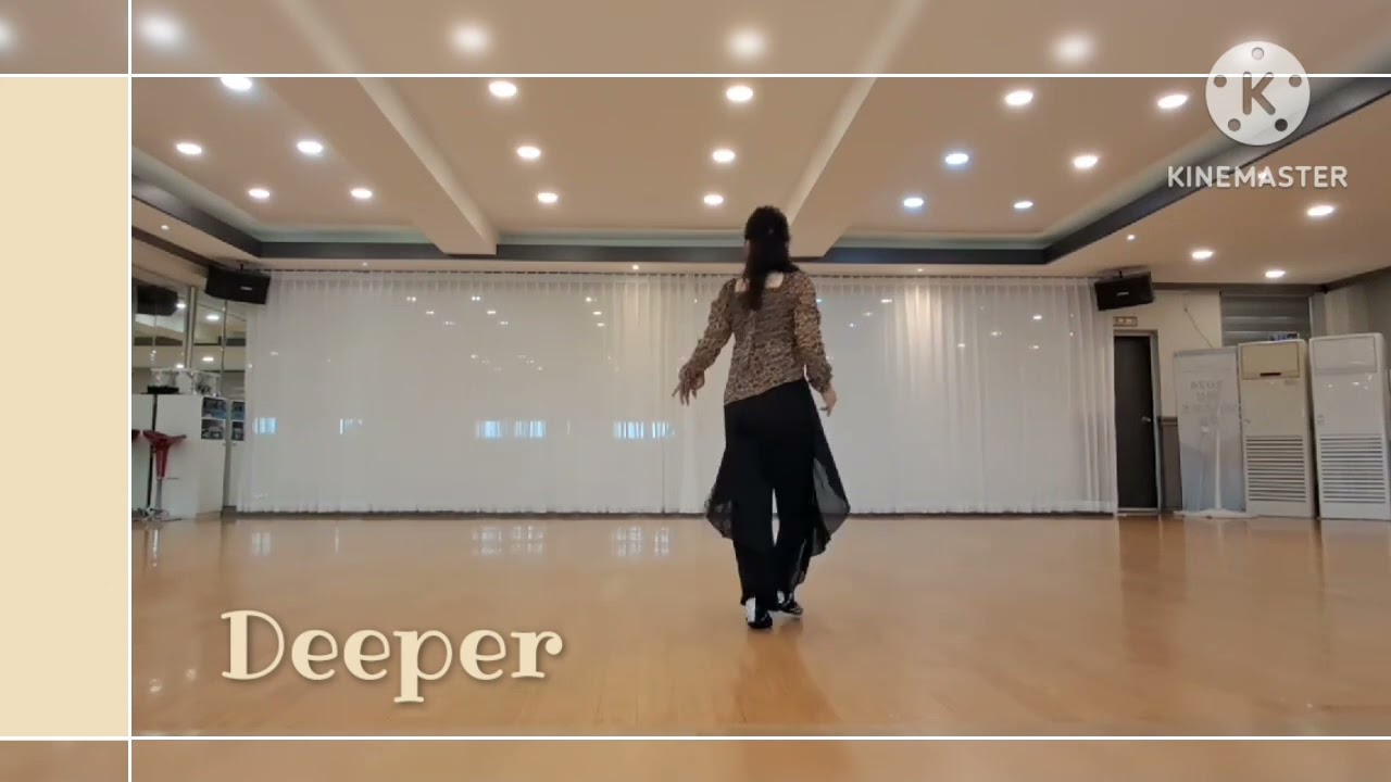 Deeper* 디퍼 * line dance  // 40c 2w : Level: High Improver : Choreo : Gregory Danvoie  October 2025