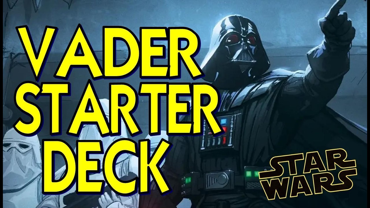 Star Wars Unlimited Starter Set UNBOXING (Darth Vader Deck)