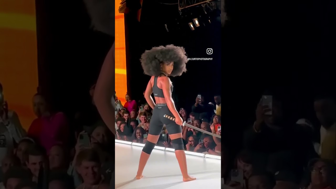 Shaina West aka The Samurider at 2023 NYFW for Actively Black