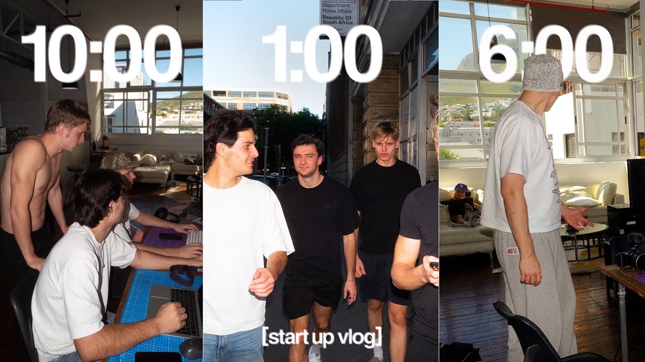 one day of building a startup (cape town)