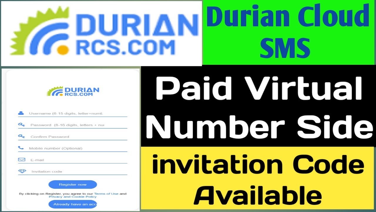 How to Use Durian Cloud SMS Paid Number Panel | All Countries Paid Virtual Number OTP Pannel
