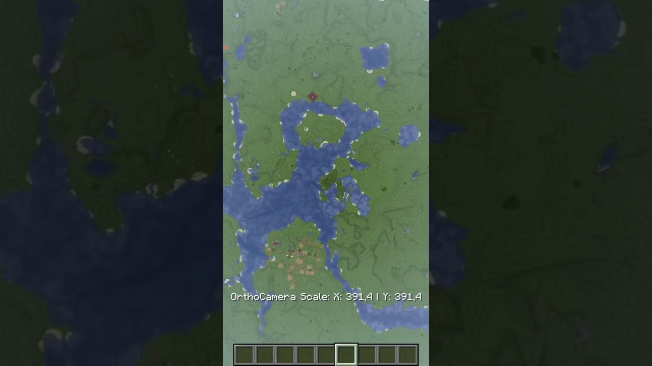 Minecraft OrthoCamera Mod #minecraft #topaddons1 #gaming #mods #music #edit #funk #minecraftshorts