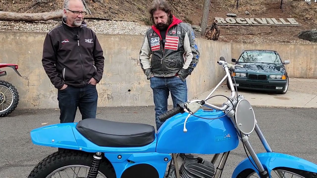 BRAND NEW NEVER RIDDEN RICKMAN 125 MX ZUNDAP ROCKET 1971