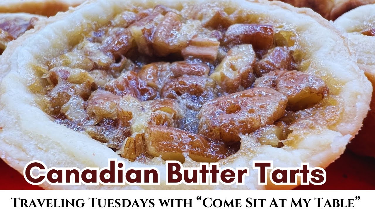 Canadian Butter Tarts - a light flaky crust with a sweet buttery center