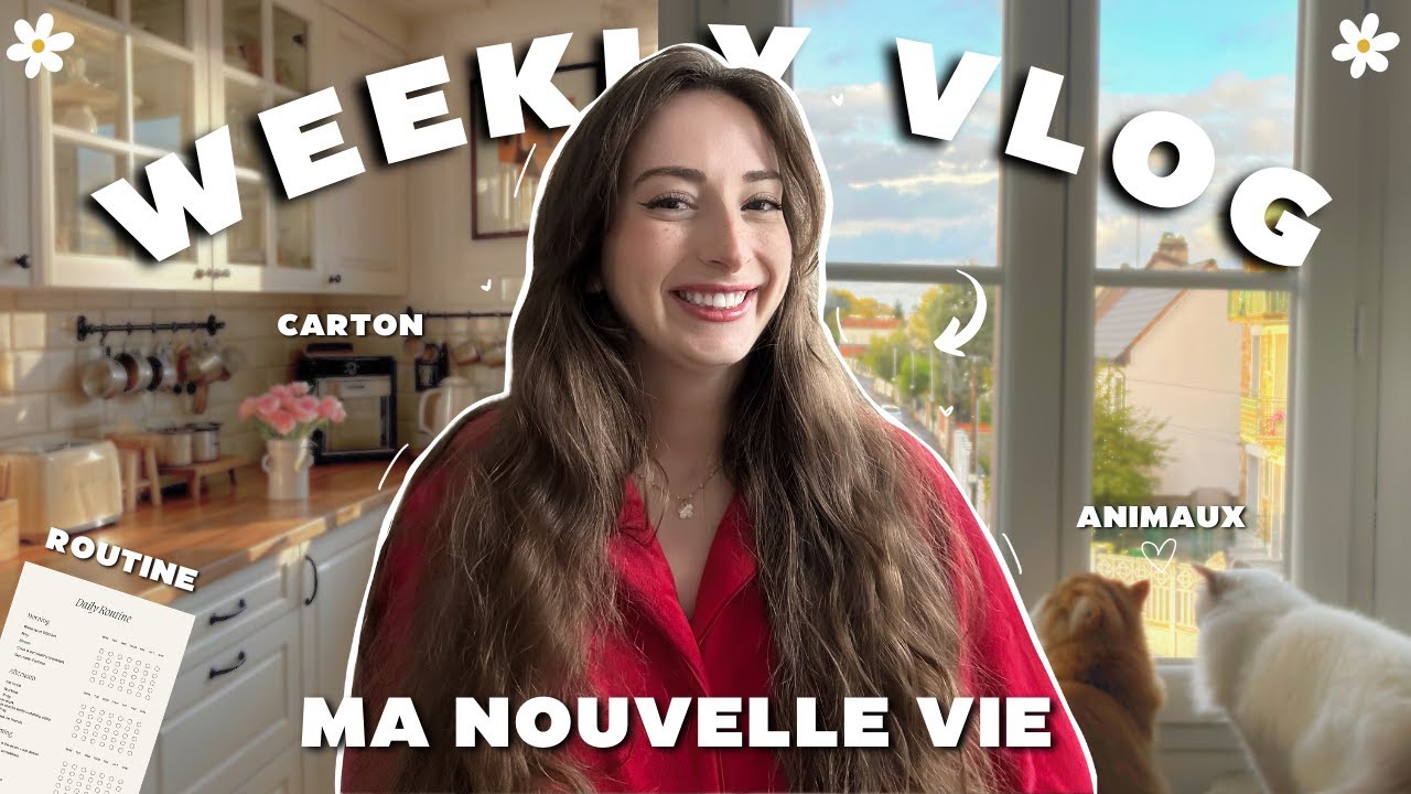 MA PREMIERE SEMAINE DANS L'APPART : organisation, déballage cartons, nouvelles routines