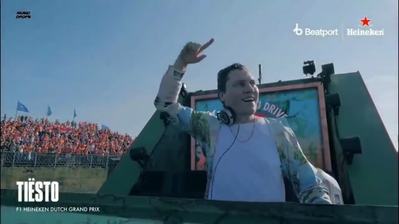 Tiësto drops beat on F1 Dutch GP Zandvoort