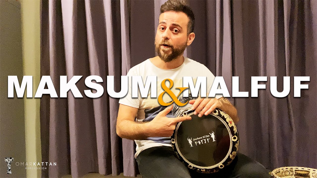 🔹TUTORIAL DARBUKA |  Ritmos Árabes | Transición Maksum y Malfuf (Básico/Intermedio)