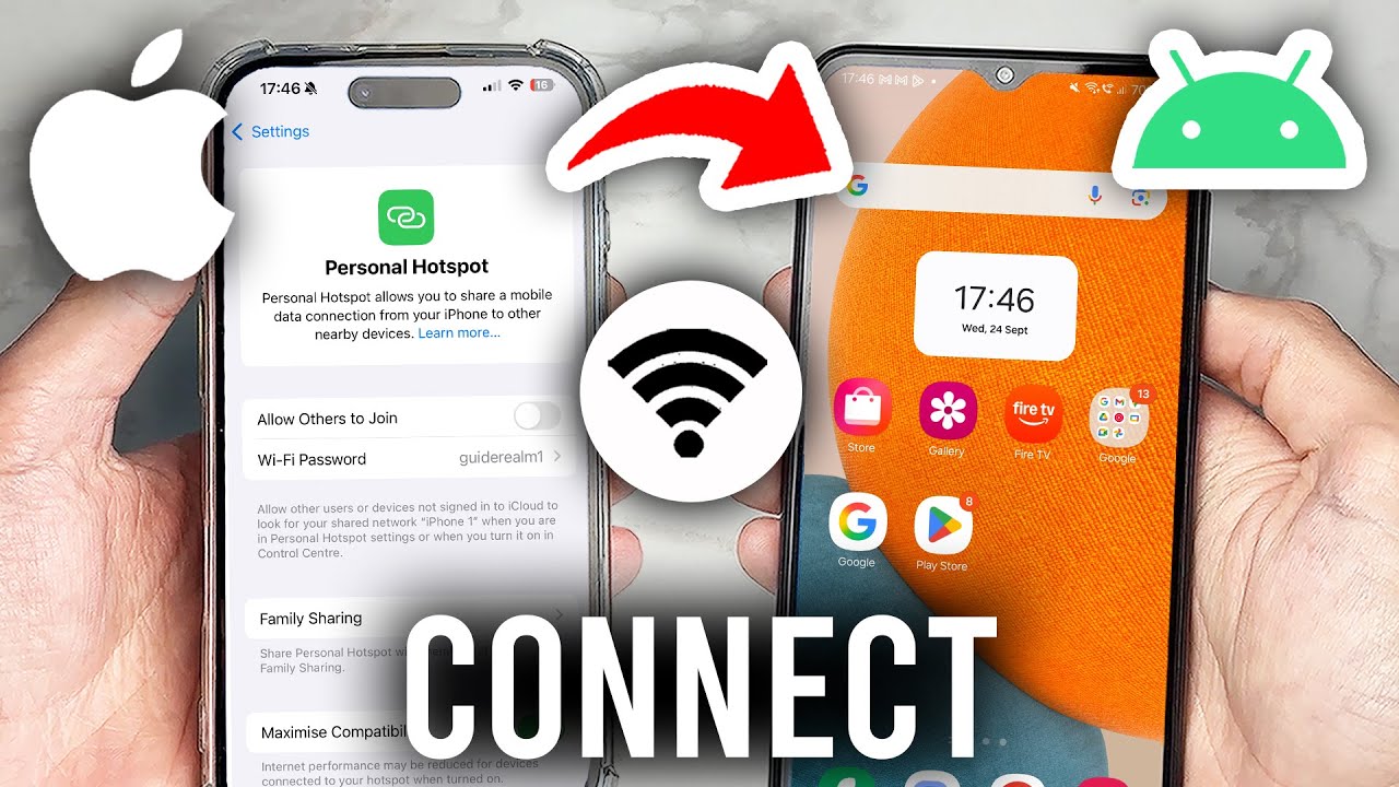 How To Connect iPhone Hotspot To Android - Step By Step