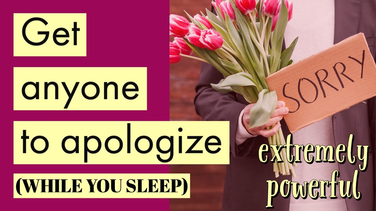 Get anyone to apologize (while you sleep) Veronica Isles 💖 Law of Attraction 💖 Powerful Meditation