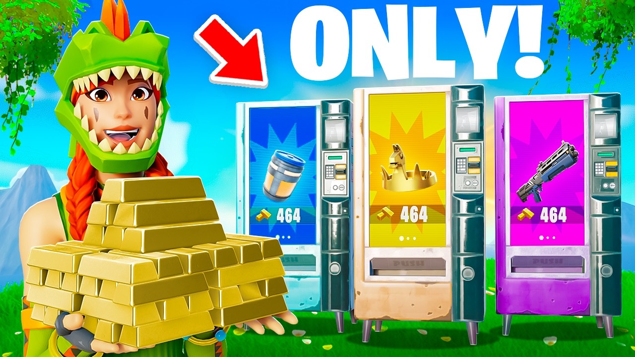 Fortnite, но я могу ТОЛЬКО покупать добычу!