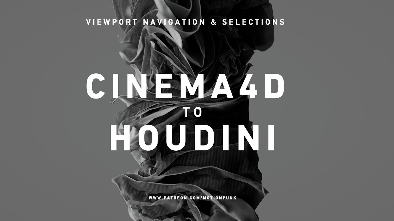 Cinema4D to Houdini (Viewport & Selections)