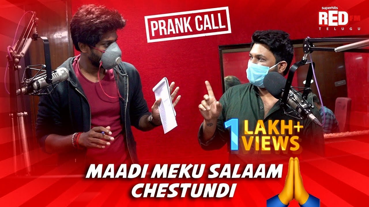 Koncham Hindi Nerpistundi? | Prank Call | Bakra | RJ Raaj & RJ Surya | Red FM Telugu