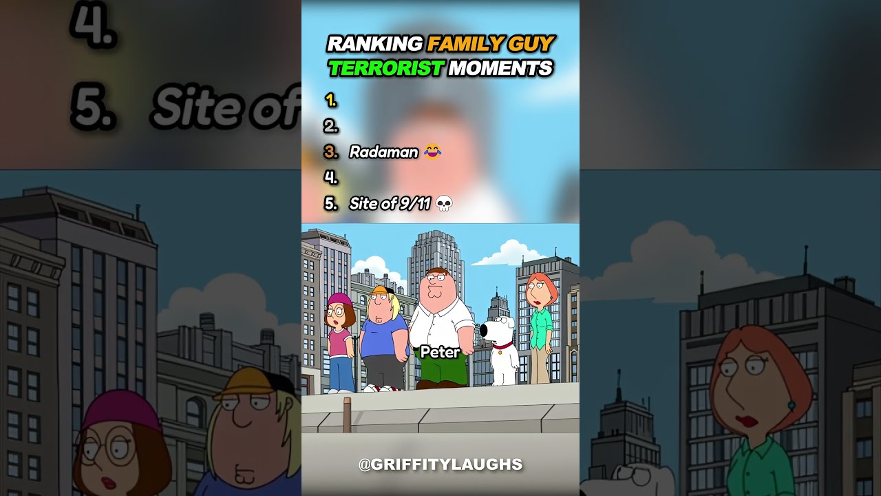 Ranking Family Guy Terrorist Moments 😂