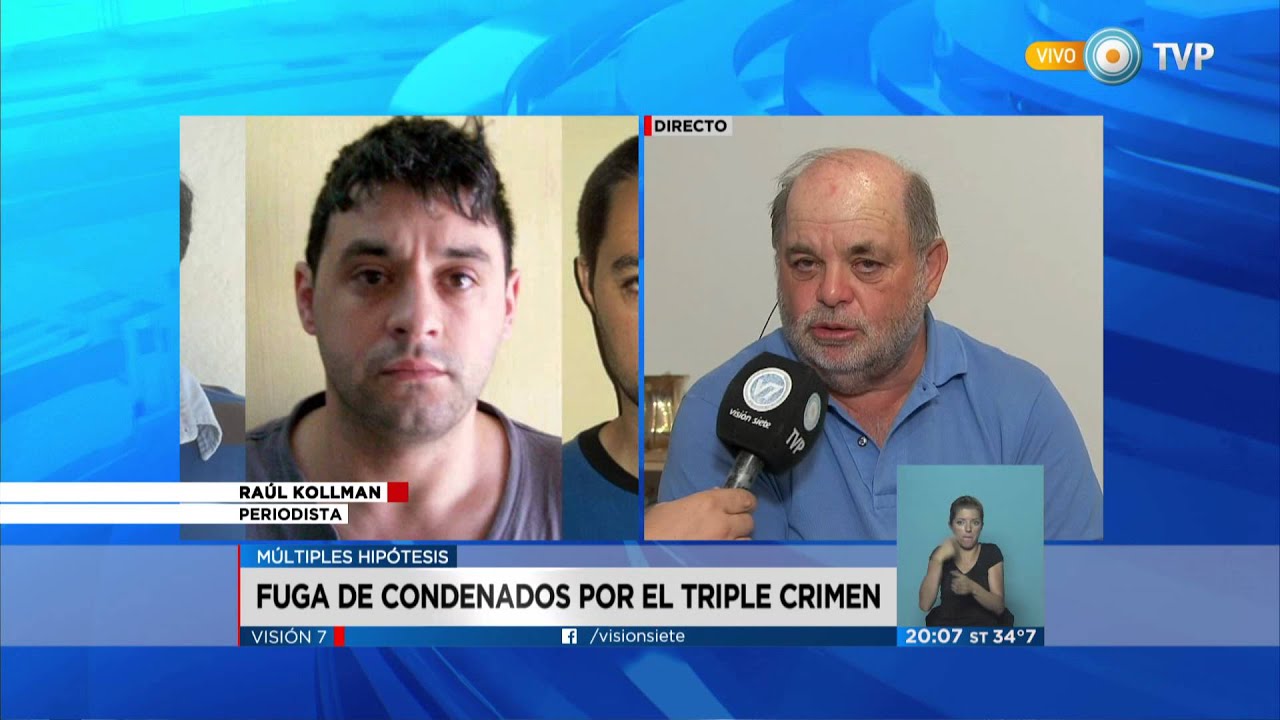 Visión 7 - Fuga de condenados por el triple crimen