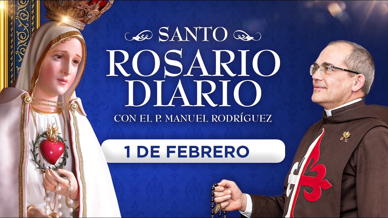 Santo Rosario Diario | Domingo 1 de febrero - Misterios gloriosos #rosario
