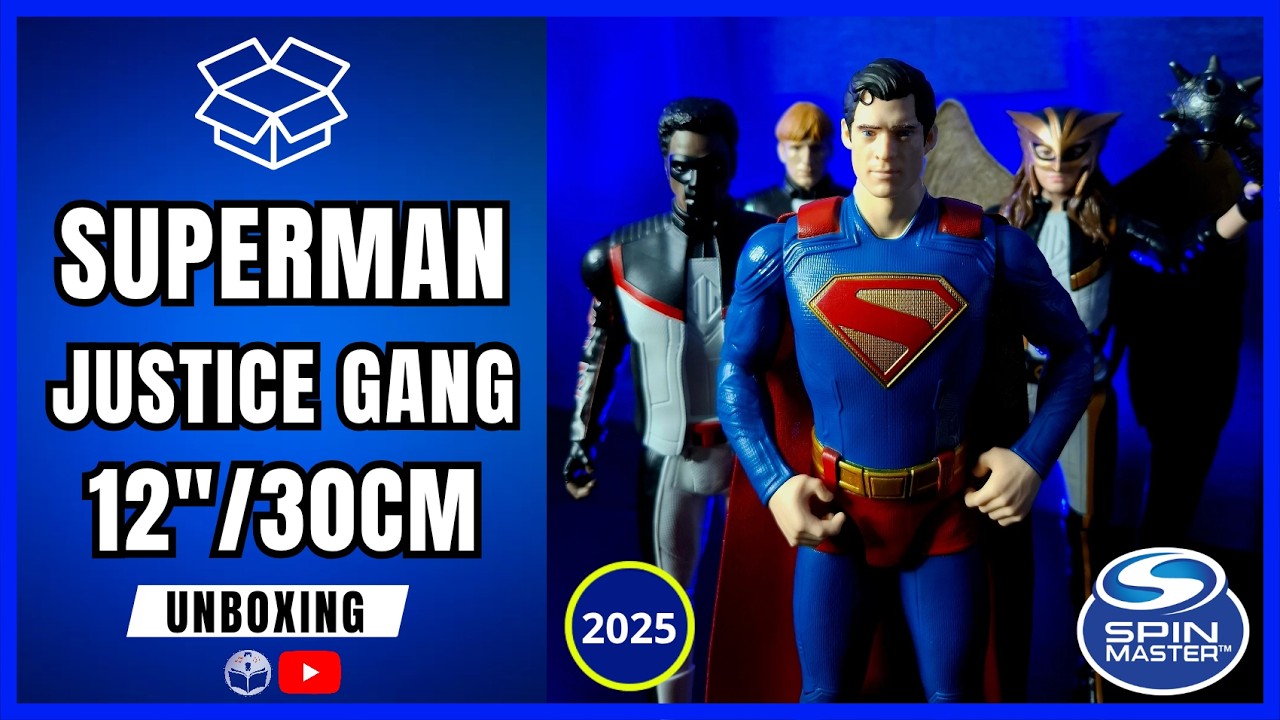 🔷 UNBOXING CUADRIPACK SUPERMAN 2025: ¿Vale la Pena Comprarlo? | Spin Master Figuras 12 Pulgadas DC