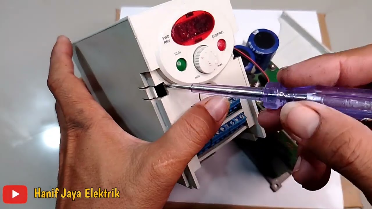 CARA PERBAIKAN INVERTER LS SV008iC5-1 KERUSAKAN KODE ERROR FAN