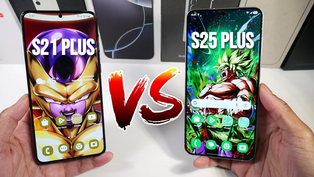 Samsung Galaxy S21 Plus VS Samsung Galaxy S25 Plus! (Camera Comparison, PUBG & Display & Speed)