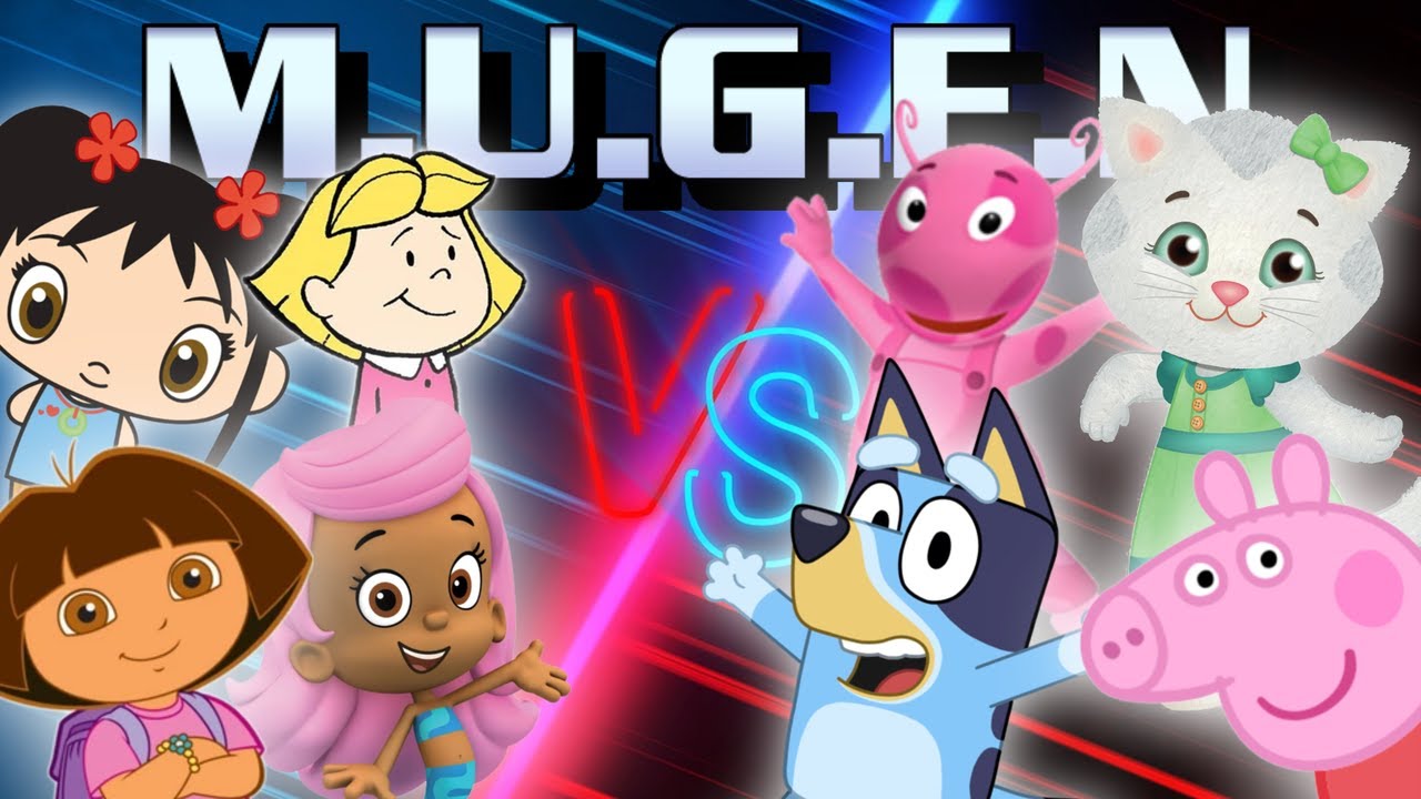 REQUESTED BY @Vicho 🐛🍀: Team Molly vs Team Bluey - Mugen Battle
