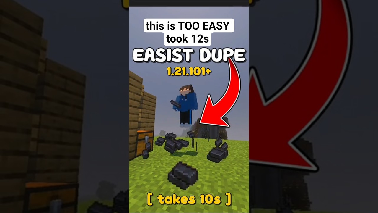 Самый простой глюк с дюпом в Minecraft, который вам стоит попробовать (1.21.101+)