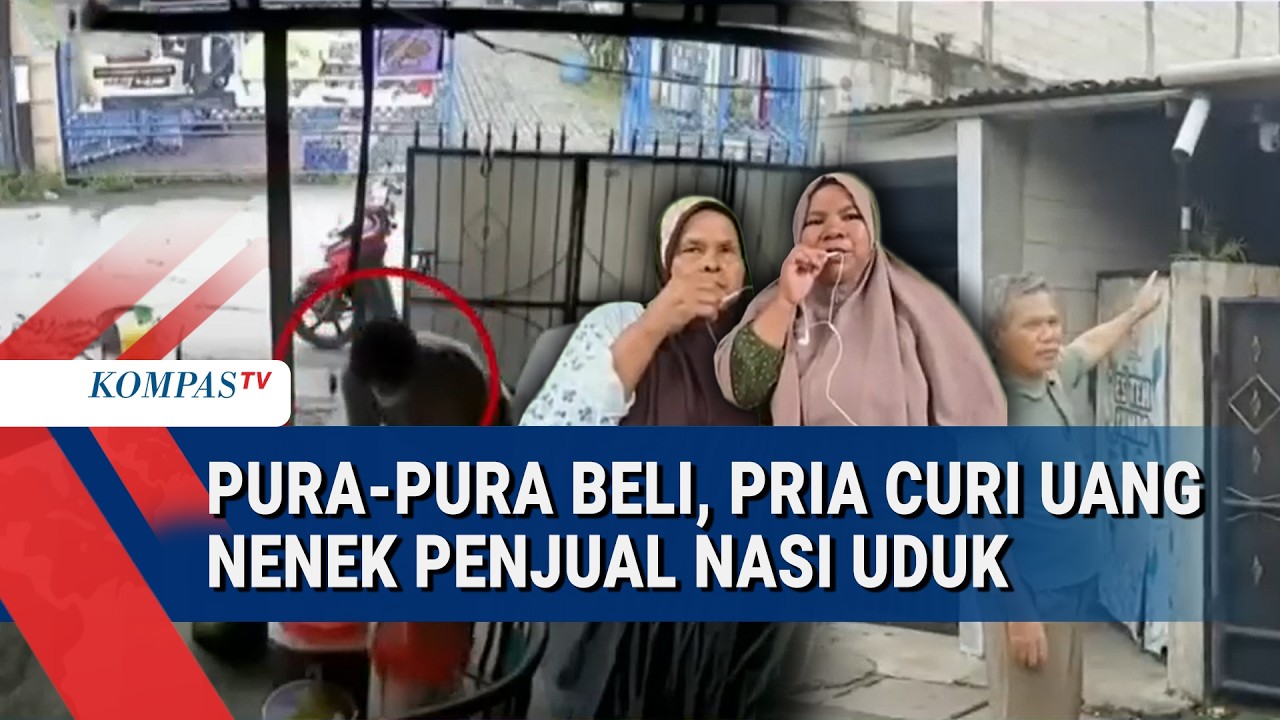 Tega! Pura-Pura Beli, Pria Curi Uang Nenek Penjual Nasi Uduk
