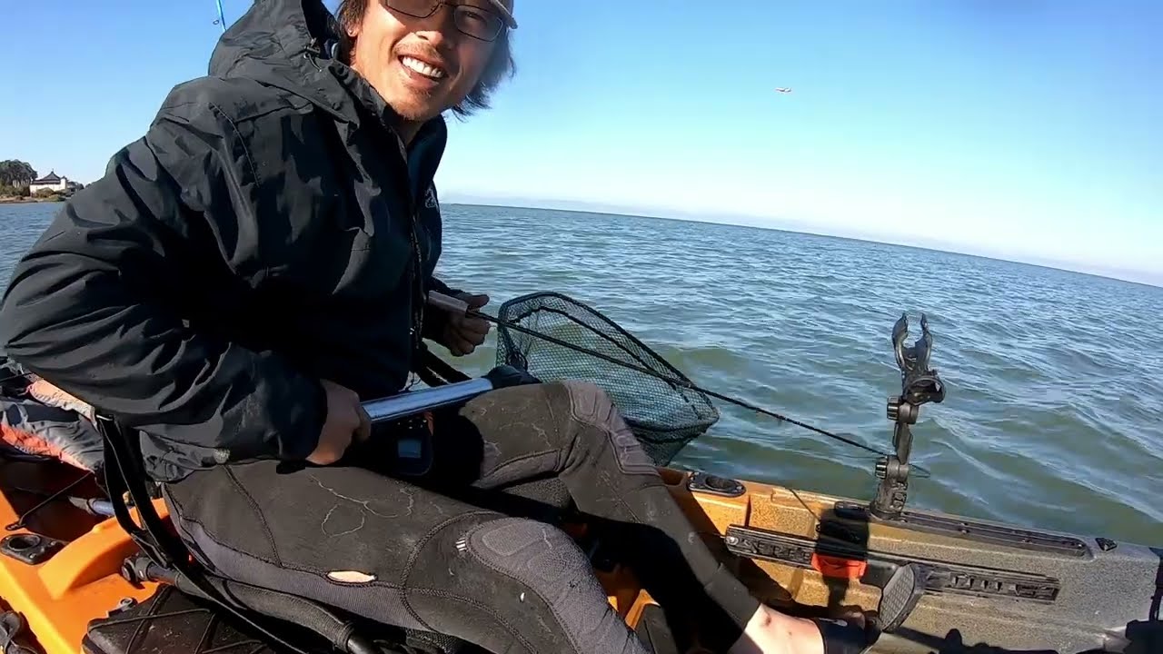 2022 KAYAK Striped Bass FISHING (SF Bay Area)