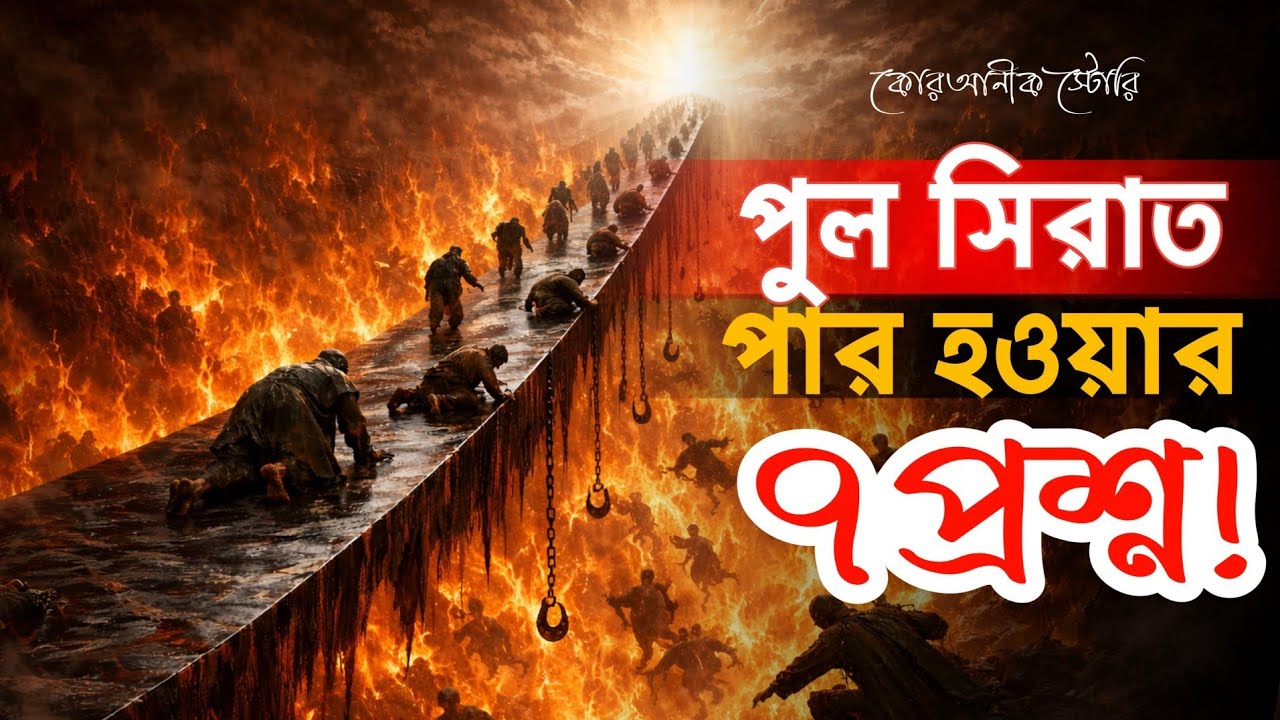 এই ৭ প্রশ্নের জবাব না জানলে পুল সিরাত পার হওয়া কঠিন! – Quranic Stories