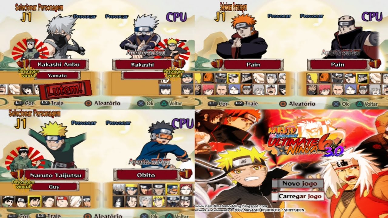 TESTANDO OS NOVOS PERSONAGENS DE NARUTO SHIPPUDEN: ULTIMATE NINJA 6 PT.2