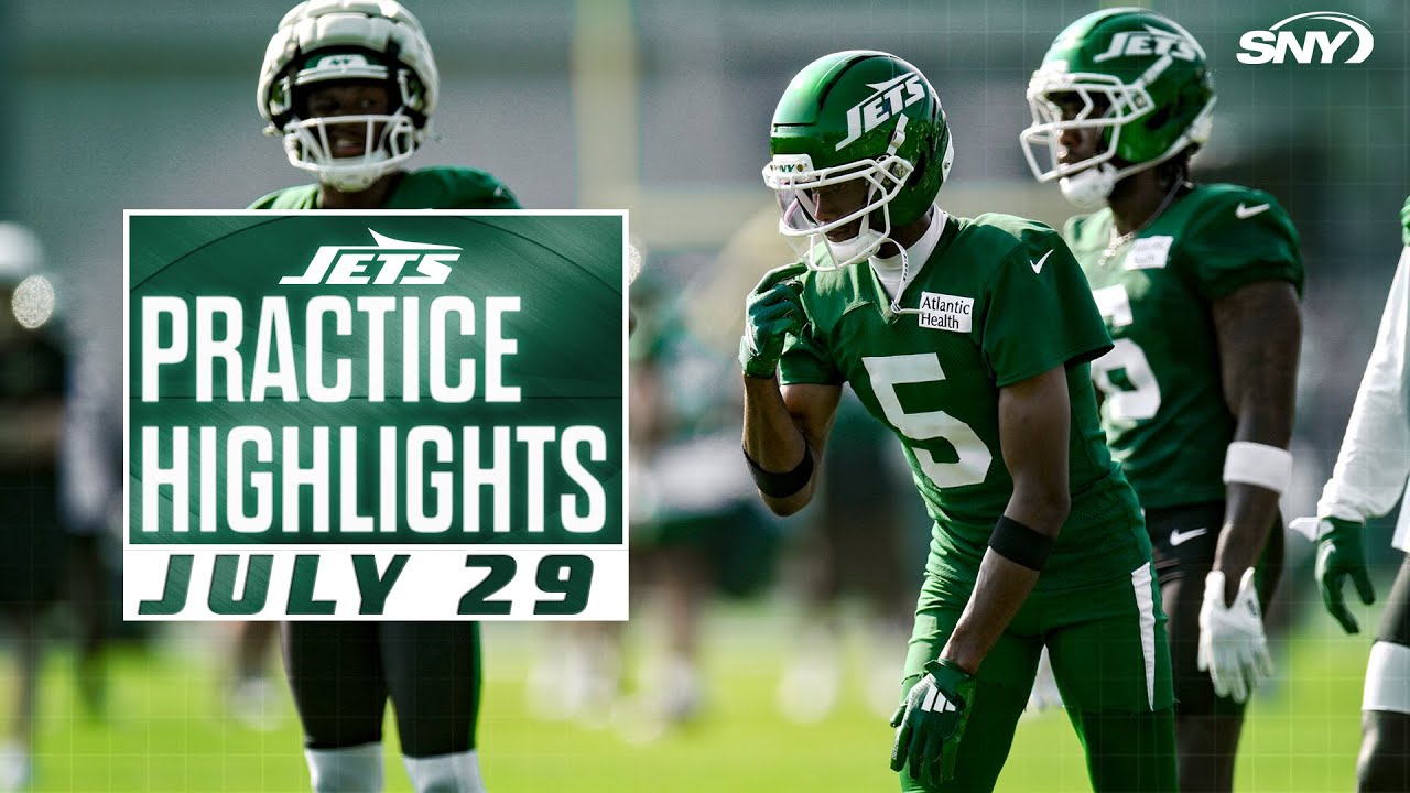 Jets Training Camp Highlights | Garrett Wilson, Justin Fields, Tyrod Taylor | 7/29/25