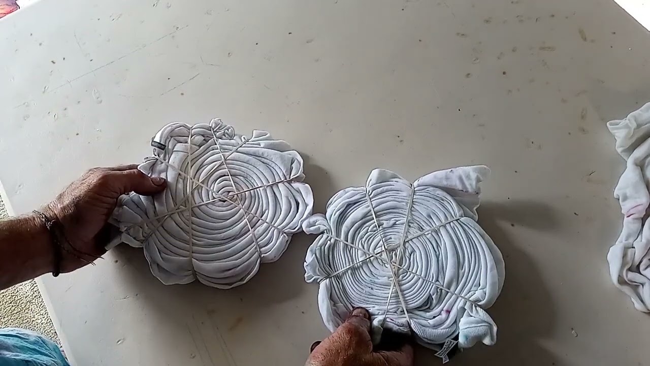 DIY How to tie dye  Black Spiderweb & Spider designs tutorial simple tiedye hobo style