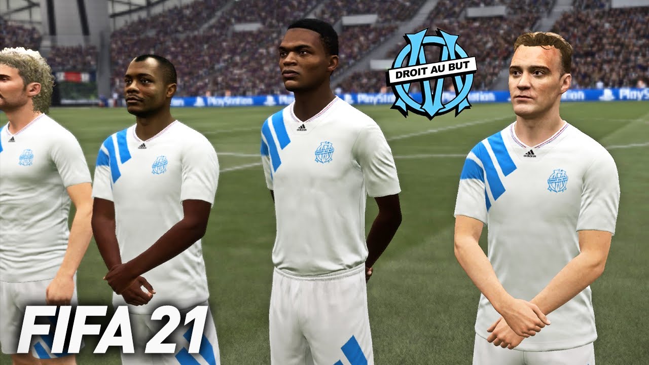 La grande équipe de l'OM 1993 sur FIFA 21 !
