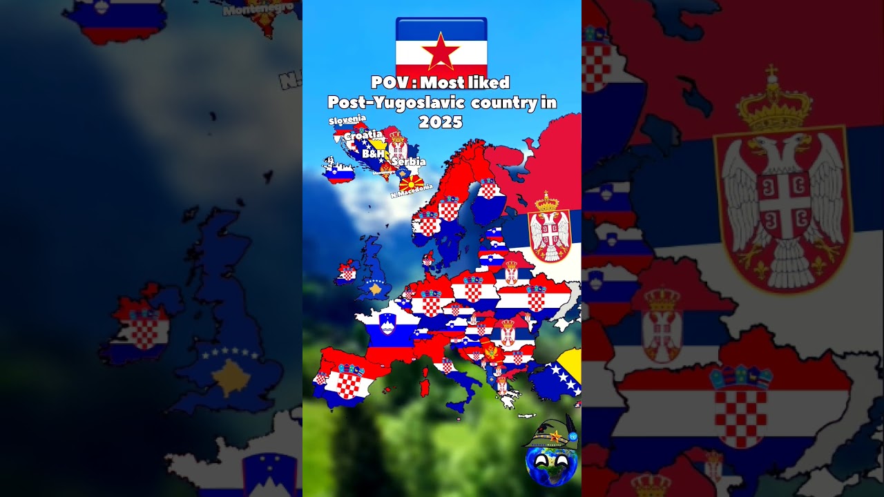 Pov : Most liked Post Yugoslavic country in 2025 🇷🇸🇭🇷🇸🇮🇧🇦🇲🇰🇲🇪🇽🇰 #serbia #croatia #bosnia #yugoslavia