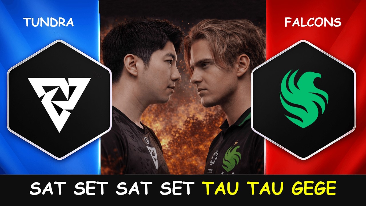 SAT SET SAT SET TAU TAU GEGE AJA - TUNDRA VS FALCONS GLS 28 GS 2 DOTA 2