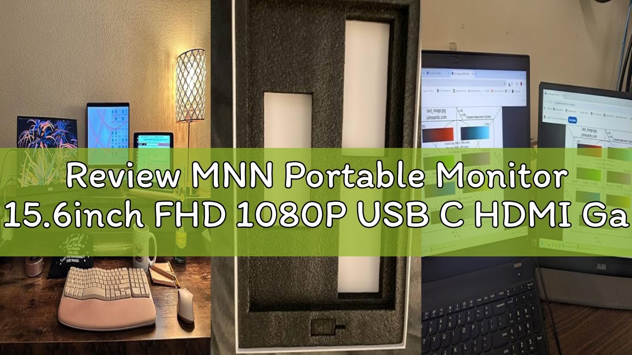 Review MNN Portable Monitor 15.6inch FHD 1080P USB C HDMI Gaming Ultra-Slim IPS Display w/Smart Cove