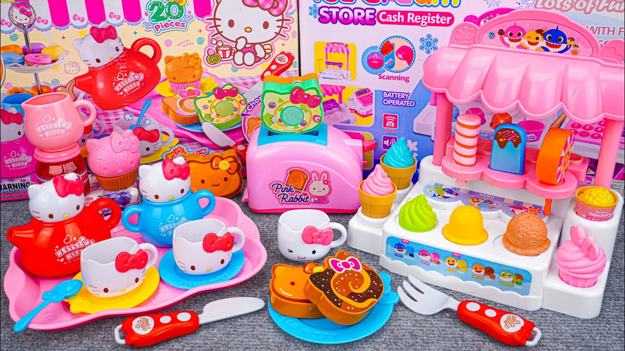 93 Minutes Satisfying with Unboxing Full Cute Pink Toys, Kitchen Playset Collection | ZoZo ASMR Love