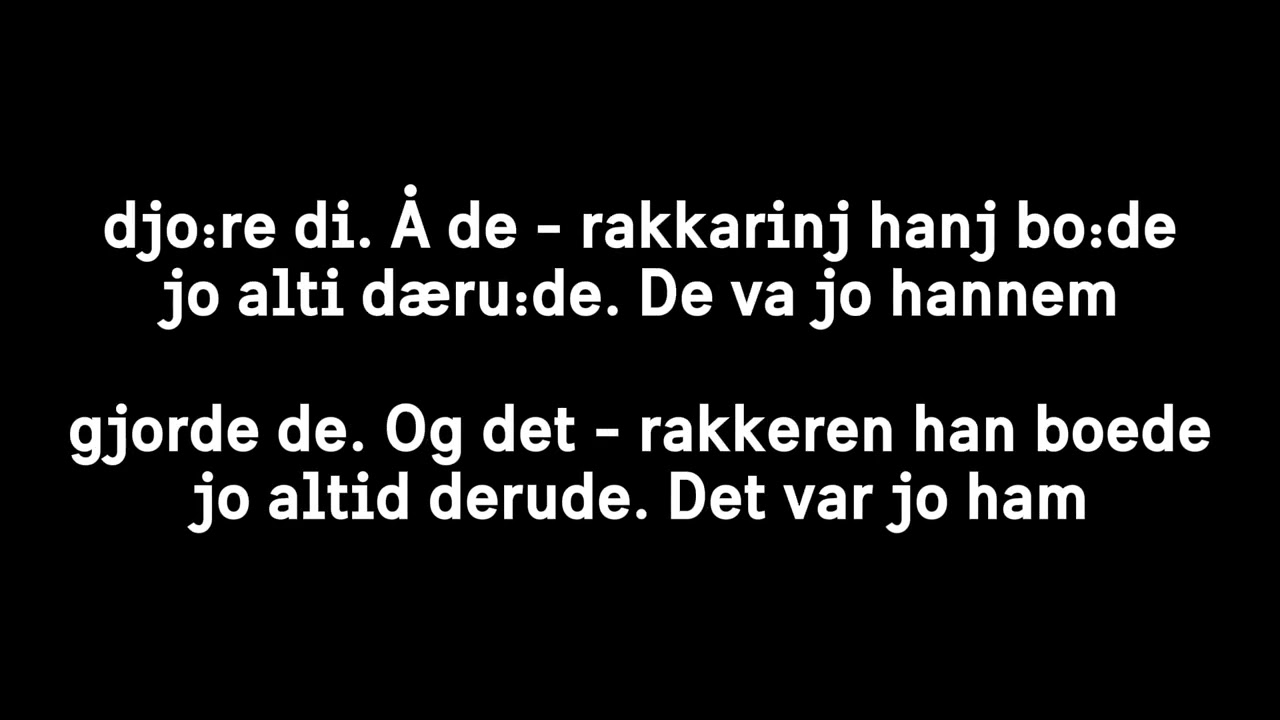 Dialekt fra Ibsker, Bornholm