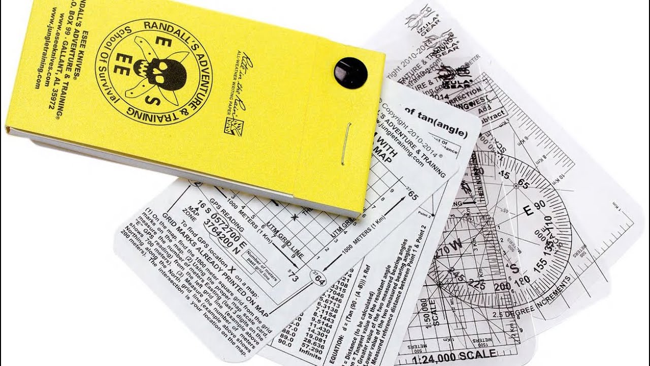 ESEE Pocket Navigation Cards