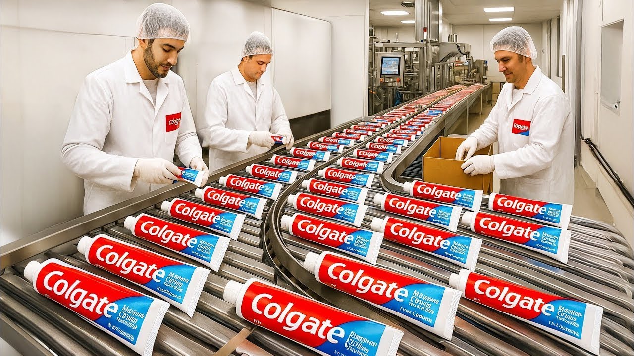 Como é Feita a PASTA DE DENTE – Processo Industrial
