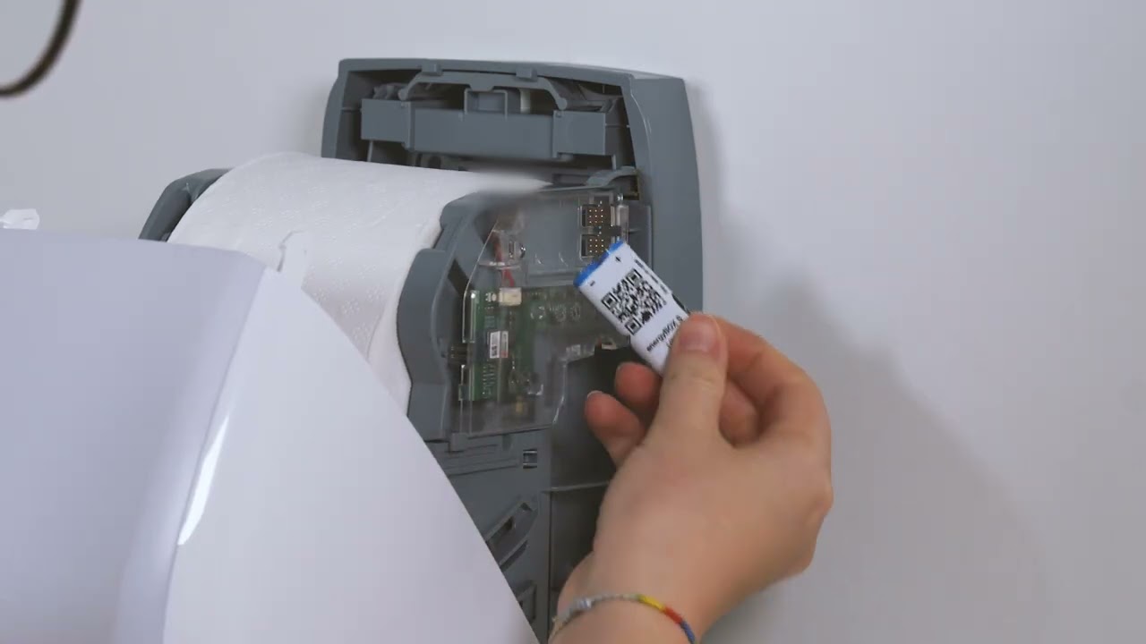 Toilettenpapierspender: Energie austauschen? XIBU TISSUEPAPER hybrid