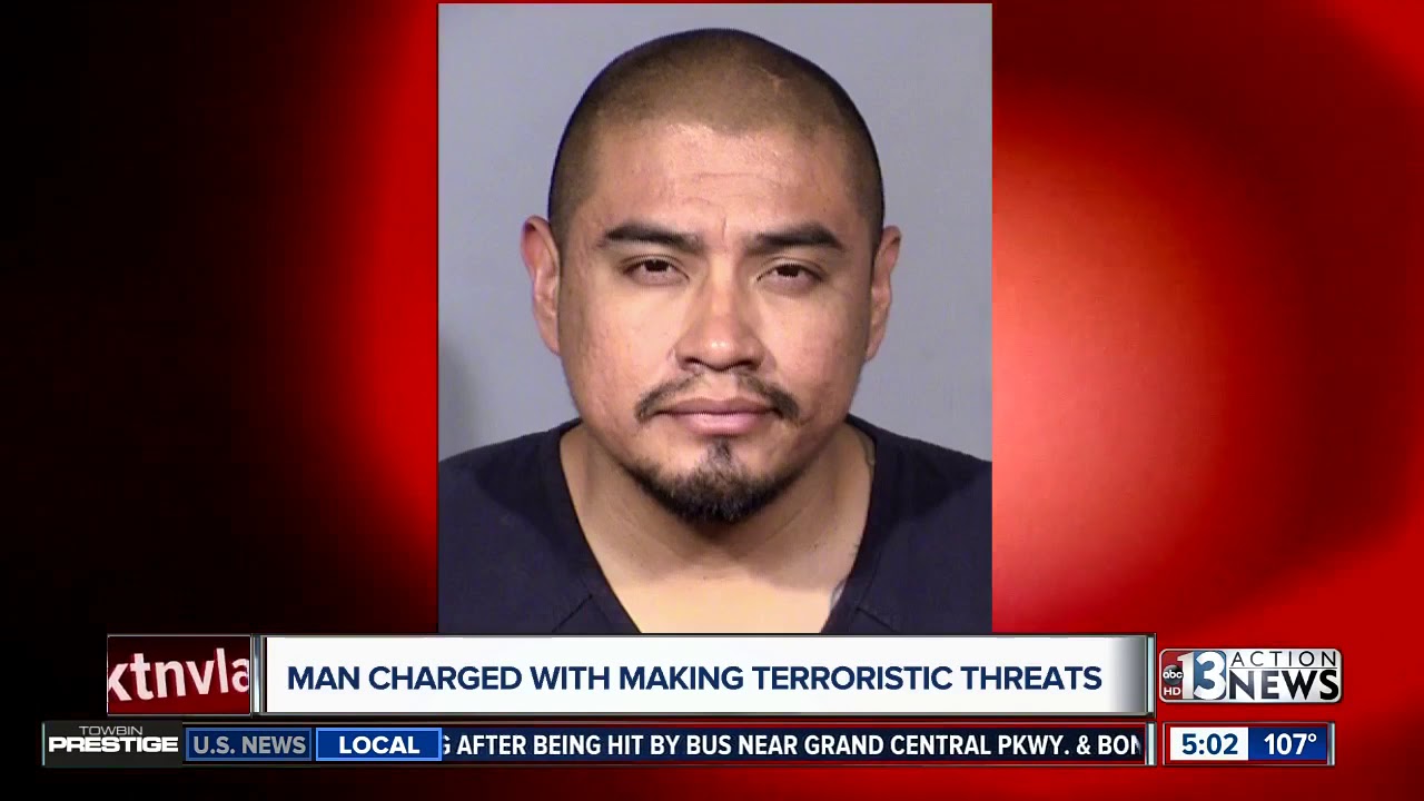 Man charged with making terroristic threats in Las Vegas