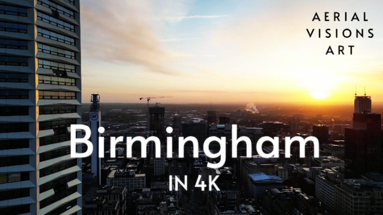 Birmingham in 4K – Stunning Drone Footage