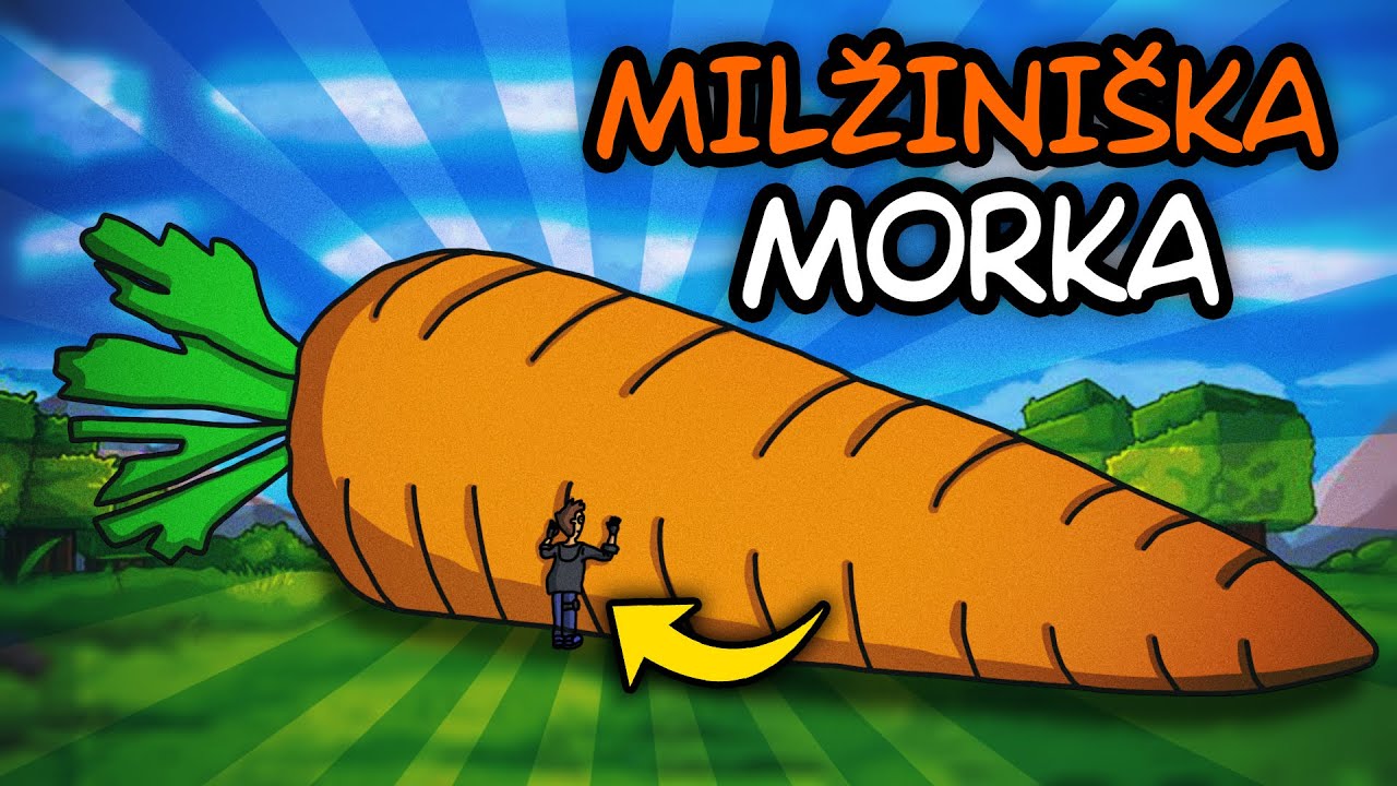 Minecraft Milžiniška Morka Dėl Kurios Prasidėjo KARAS!