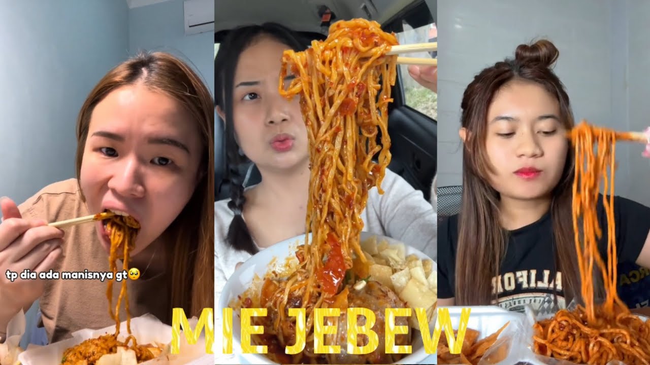 ASMR MIE JEBEW LEVEL TERPEDAS🤤😍😋 // MUKBANG MIE JEBEW